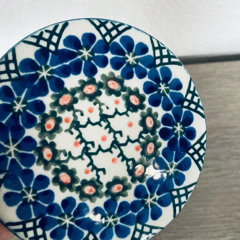 Boleslawiec Polish Pottery Ceramic Coaster Trivet